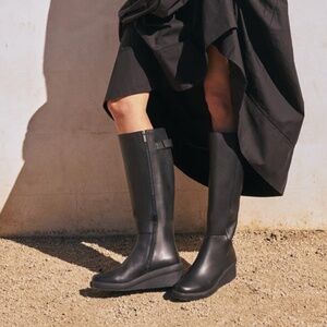 ABEO - Passage Tall Leather Knee-High Boots